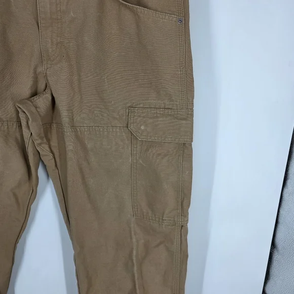 Wrangler RIGGS Workwear Ranger Cargo Pants 34x32 Bark Tan - Picture 7 of 10